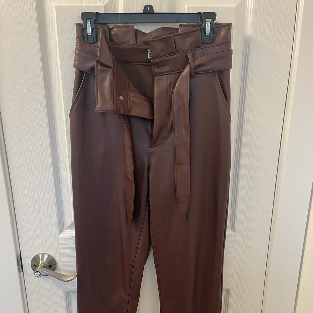 Abercrombie leather pants